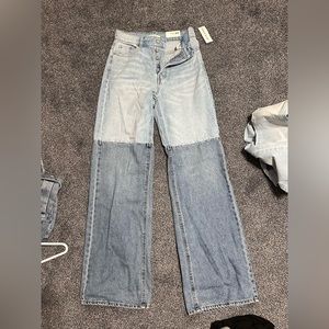 Never worn pacsun wide leg jeans in size 25